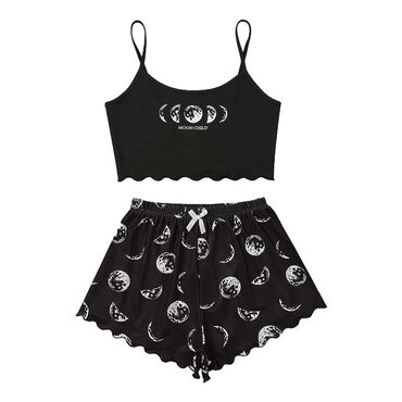 Cute Pajama Cami Top and Shorts
