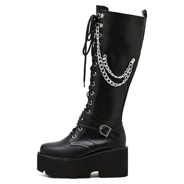 Women's Lace-up Combat Boots