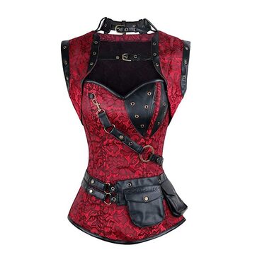 Steampunk Steel Boned Vintage Retro Corset