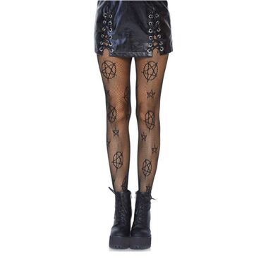 Dark Alternative Fishnet Tights