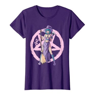 Witchy Pastel Goth Skull T-Shirt