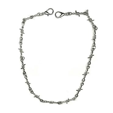 Barbed Wire Punk Necklace