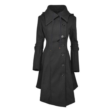Gothic Asymmetrical Long Sleeve Coat