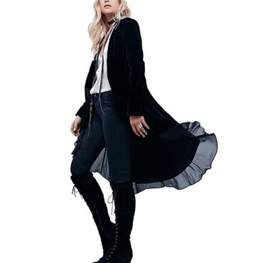 Long Sleeve Velvet Cardigan Coat
