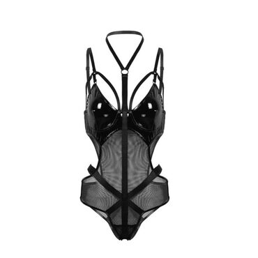 Wet Look Bodysuit Lingerie