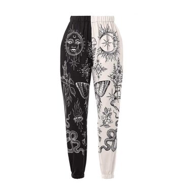 Goth Baggy Casual Trousers