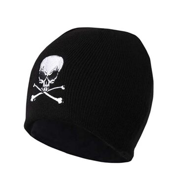 Skull and Crossbones Knit Cap