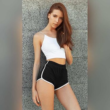 Sexy Goth Sport Shorts