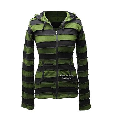 Killer Outstitched Stripy Rib Hoodie