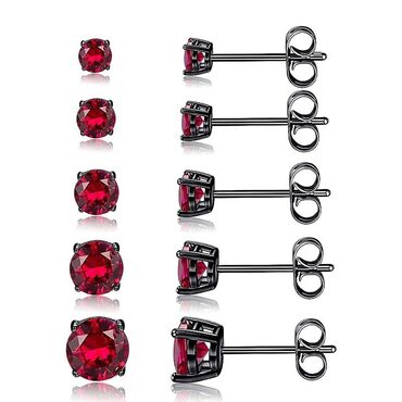 Corporate Goth Stud Post Earrings