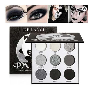 True Black Palette Goth Makeup