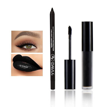 Black Matte Goth Lipstick