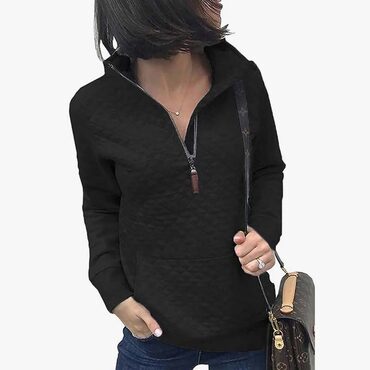 Goth Quilted Sweatshirt