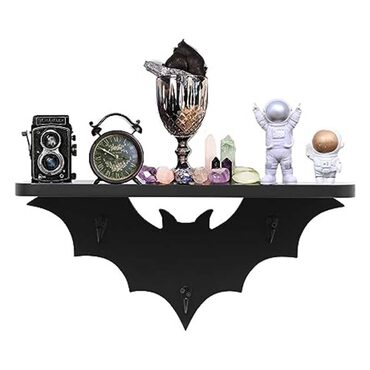 Floating Bat Wall Shelf