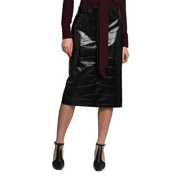 Stella McCartney Croco Combo Midi-Skirt
