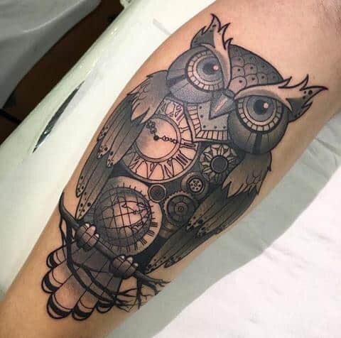 The Mechanical Man - Steampunk Tattoo Ideas