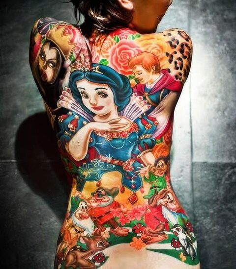 Unique Snow White Tattoos - Crazy But Funky