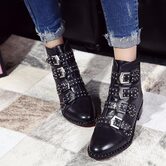Hot Women's Kickass Real Leather Shoes - The Black Ravens