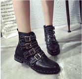 Hot Women's Kickass Real Leather Shoes - The Black Ravens