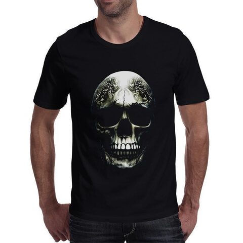 3D Haunting Skull Casual Top For Men - The Black Ravens