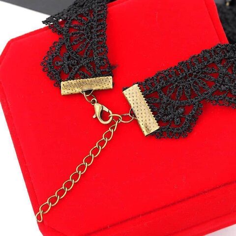 Alternative Black Rhinestone Chokers For Women - The Black Ravens