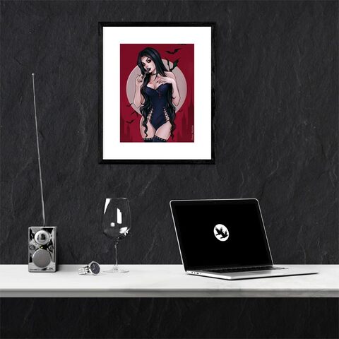 Anna Marine Art - Maroon - The Black Ravens