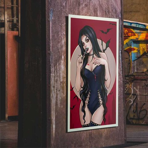 Anna Marine Art - Maroon - The Black Ravens