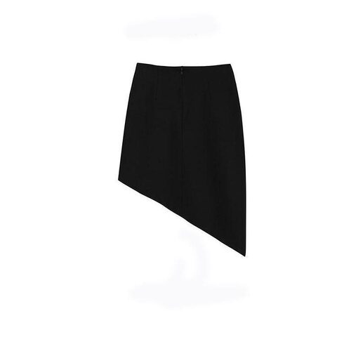 Asymmetrical Gothic Ladies Chain Skirt - The Black Ravens