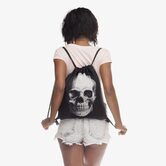 Awesome School, College and Uni Skeleton Head Bag - The Black Ravens