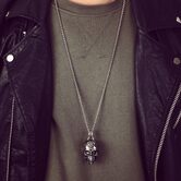 Awesome Skulls Pendant For Guys - The Black Ravens