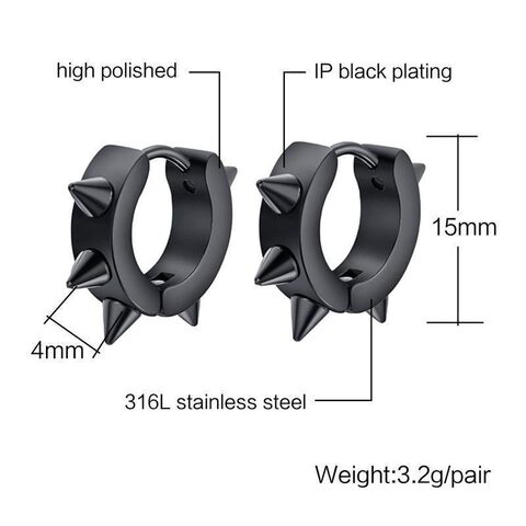 Awesome Studded Grunge Ear Jewelry - The Black Ravens