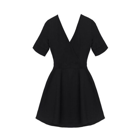 Back Slit Little Goth Dresses - The Black Ravens