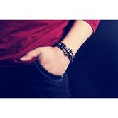 Badass Gothic Cross Skull Charm For Guys - The Black Ravens