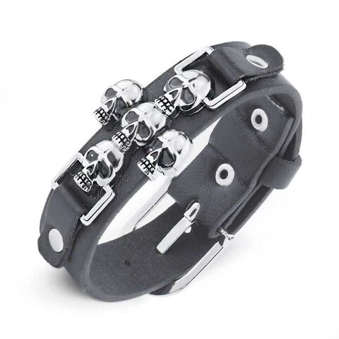 Badass Gothic Cross Skull Charm For Guys - The Black Ravens