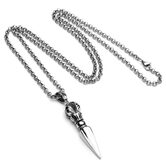 Badass Punk Guys Spear Head Pendant - The Black Ravens