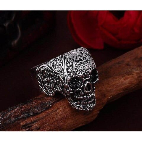 Badass Unisex Skulls Biker Rings - The Black Ravens