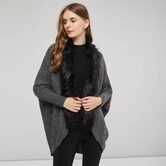 Batwing Wool Ladies' Knitted Cardigan - The Black Ravens