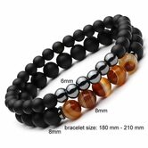 Beaded Gemstone Bracelets For Men - The Black Ravens