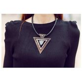 Beautiful Black Triangular Pendants For Women - The Black Ravens