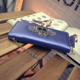 Beautiful Emo Skeleton Head Purses - The Black Ravens