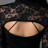 Beautiful Rose Pattern Full Sleeve Top - The Black Ravens