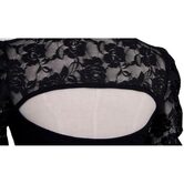 Beautiful Rose Pattern Full Sleeve Top - The Black Ravens