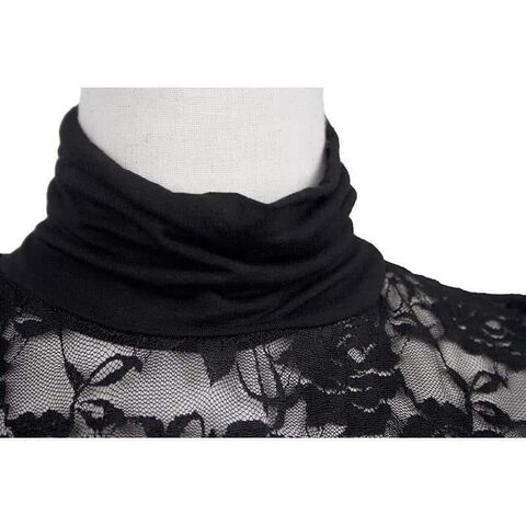 Beautiful Rose Pattern Full Sleeve Top - The Black Ravens