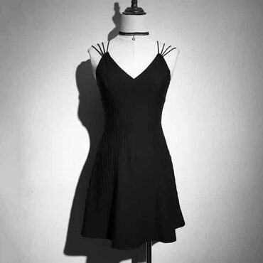 Beautiful Sexy Strap Gothic Dress - The Black Ravens