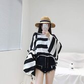 Black High Waist Cross Straps Denim Shorts - The Black Ravens