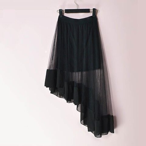 Casual Long Beach Goth Skirt - The Black Ravens
