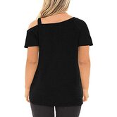 Casual Open Shoulder Tunic - The Black Ravens