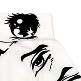 Casual White Eye Pastel Goth Mini Skirt - The Black Ravens