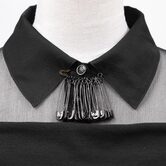 Classic Off-Shoulder Lady's Gothic Top - The Black Ravens