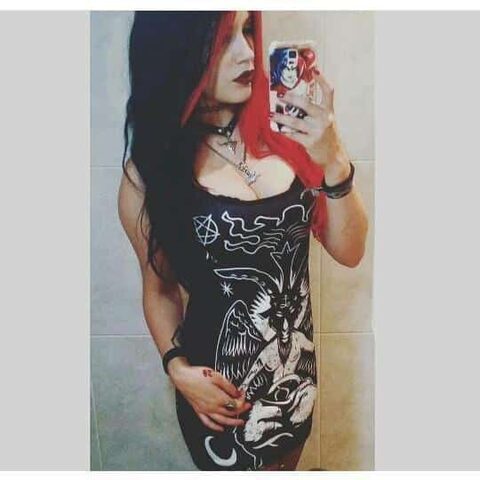 Cool Demonic Dark Magic Top - The Black Ravens